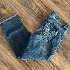 Seven7 Straight Leg Blue Jeans